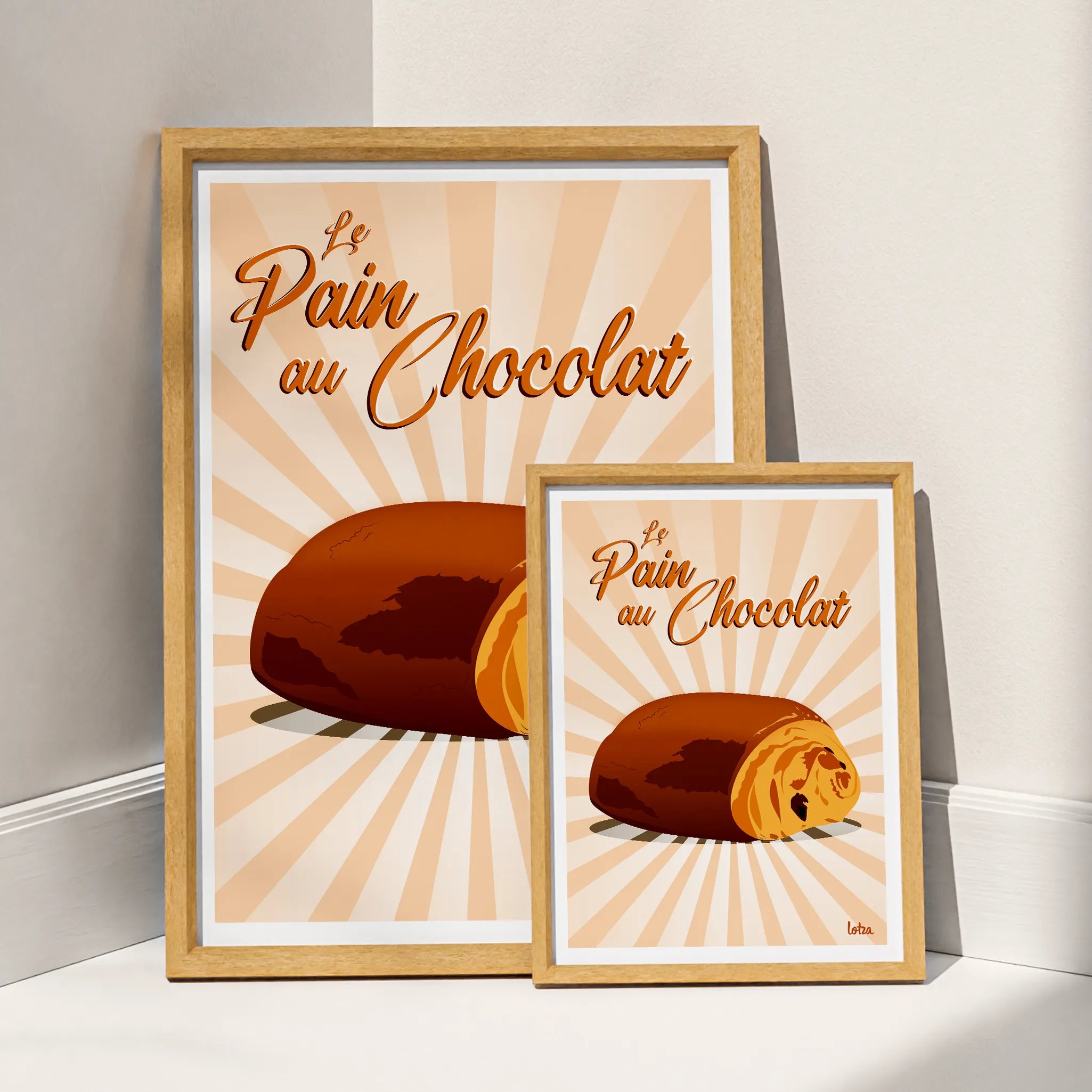 Affiche Pain au Chocolat