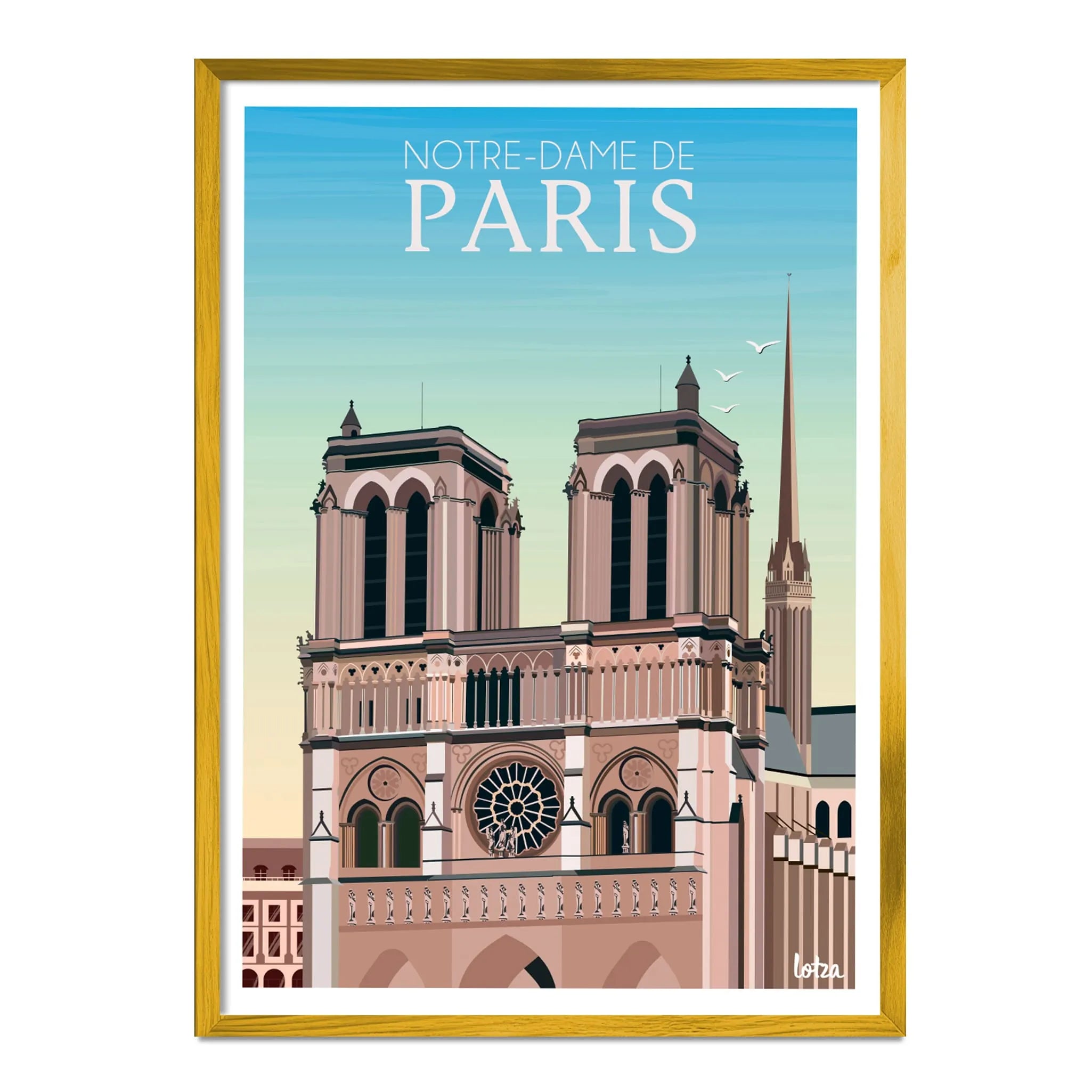 Affiche Paris - Notre-Dame