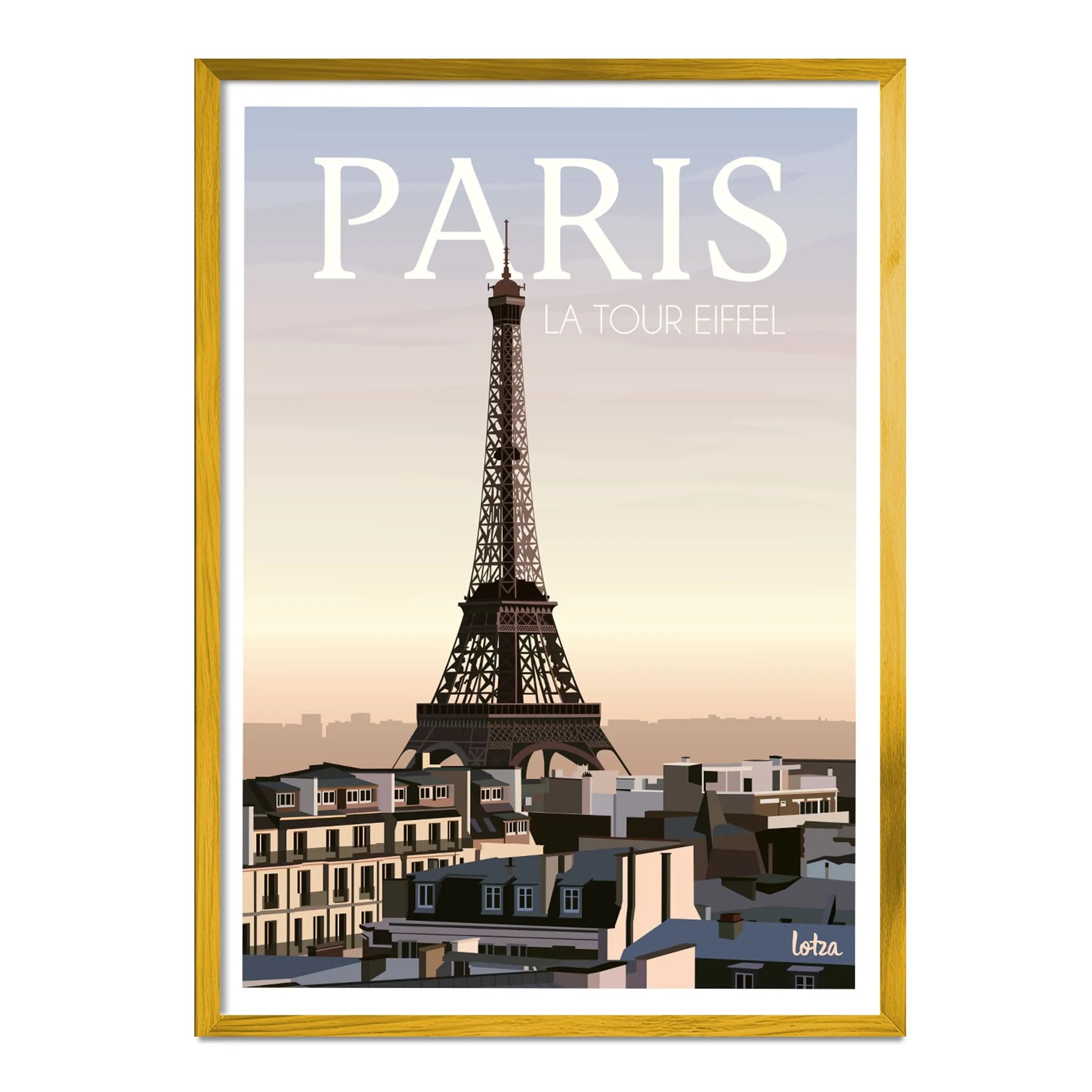 Affiche Paris - Tour Eiffel