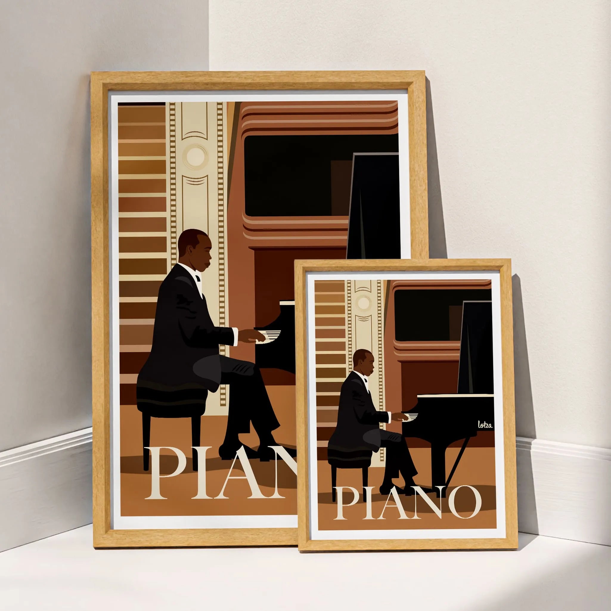 Affiche Piano