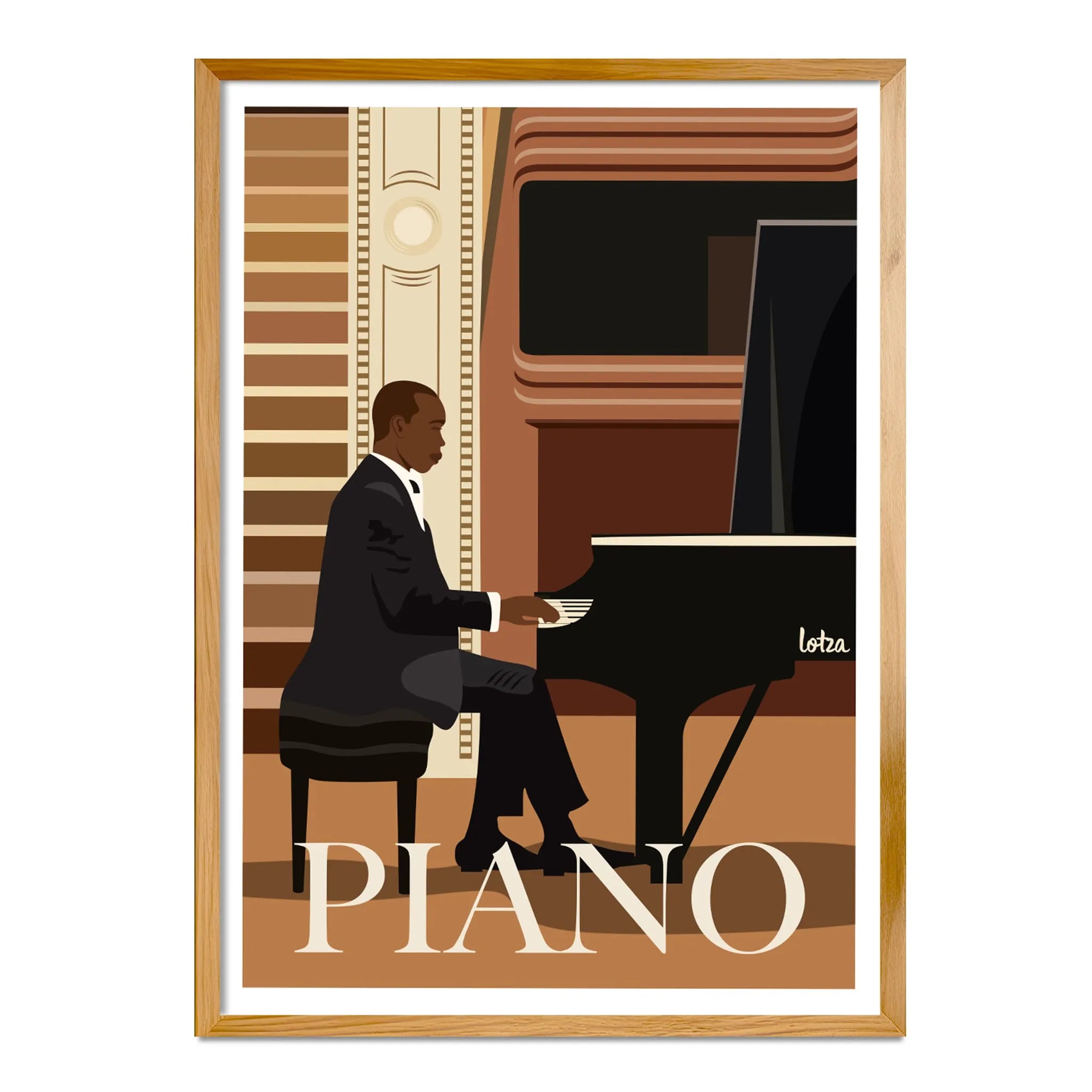 Piano Poster 