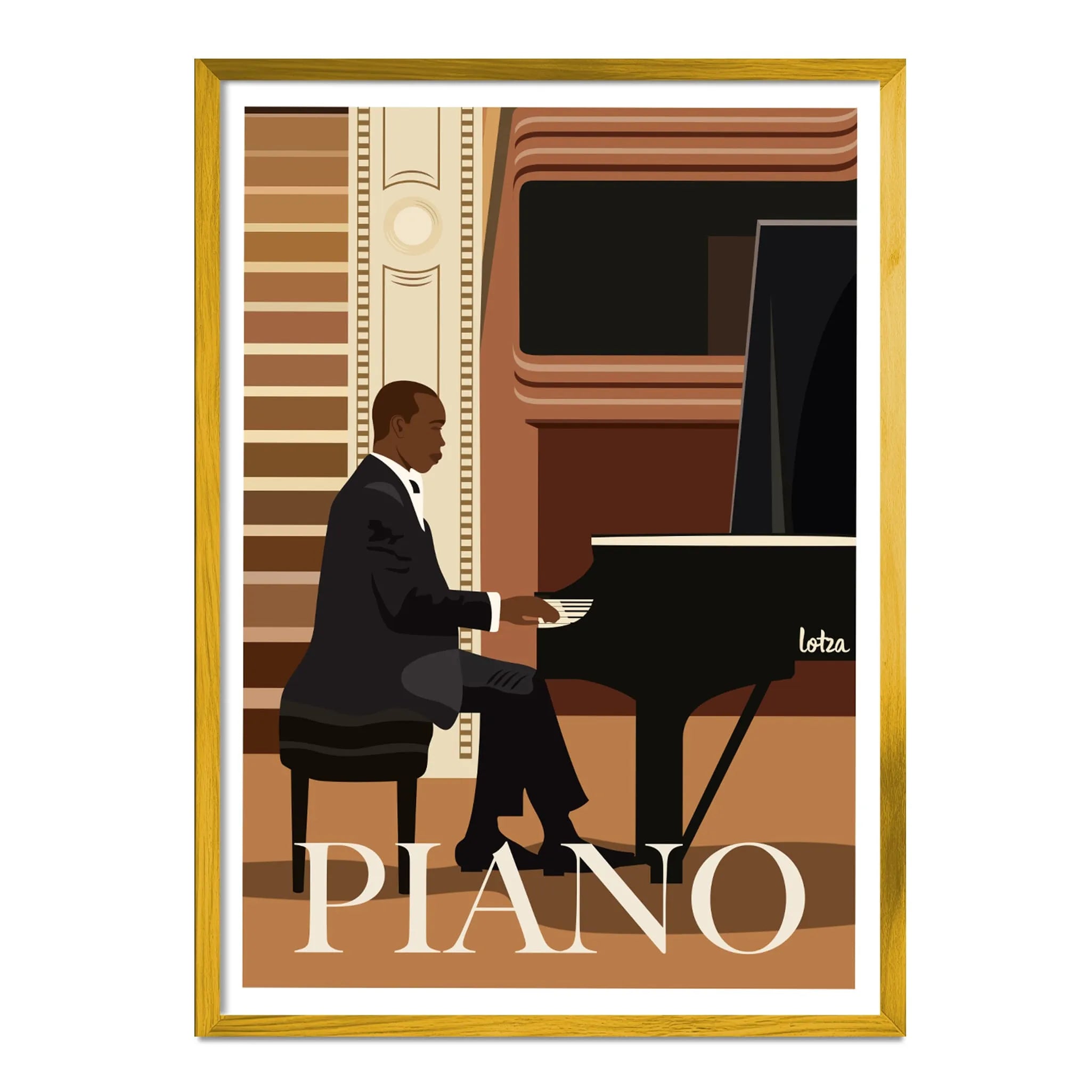 Affiche Piano