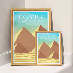 Affiche Pyramids of Giza