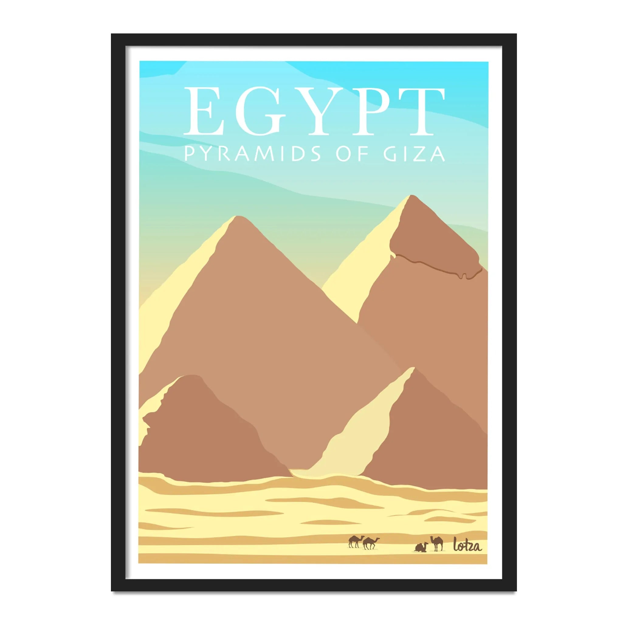 Pyramids of Giza poster 