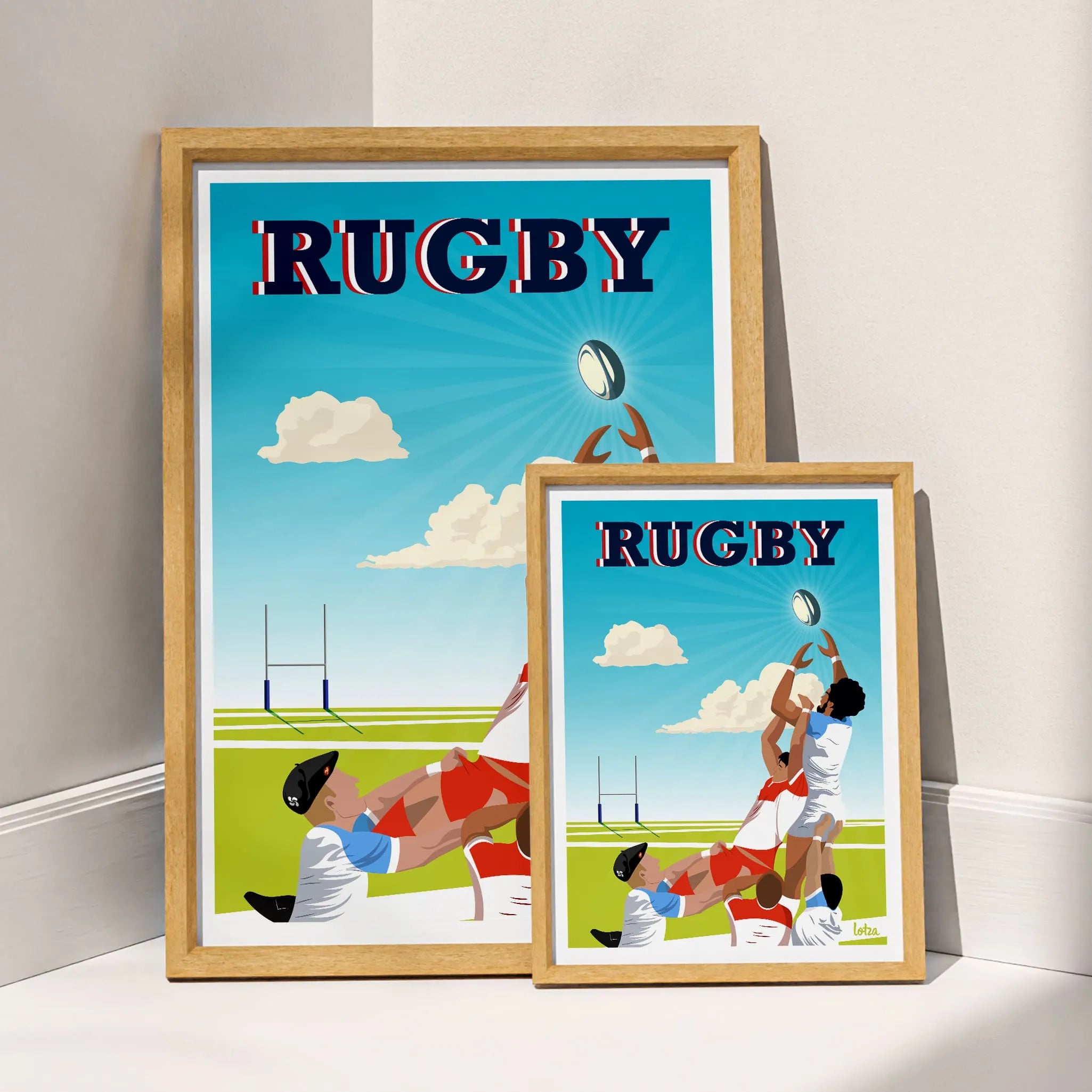 Affiche Rugby Basque