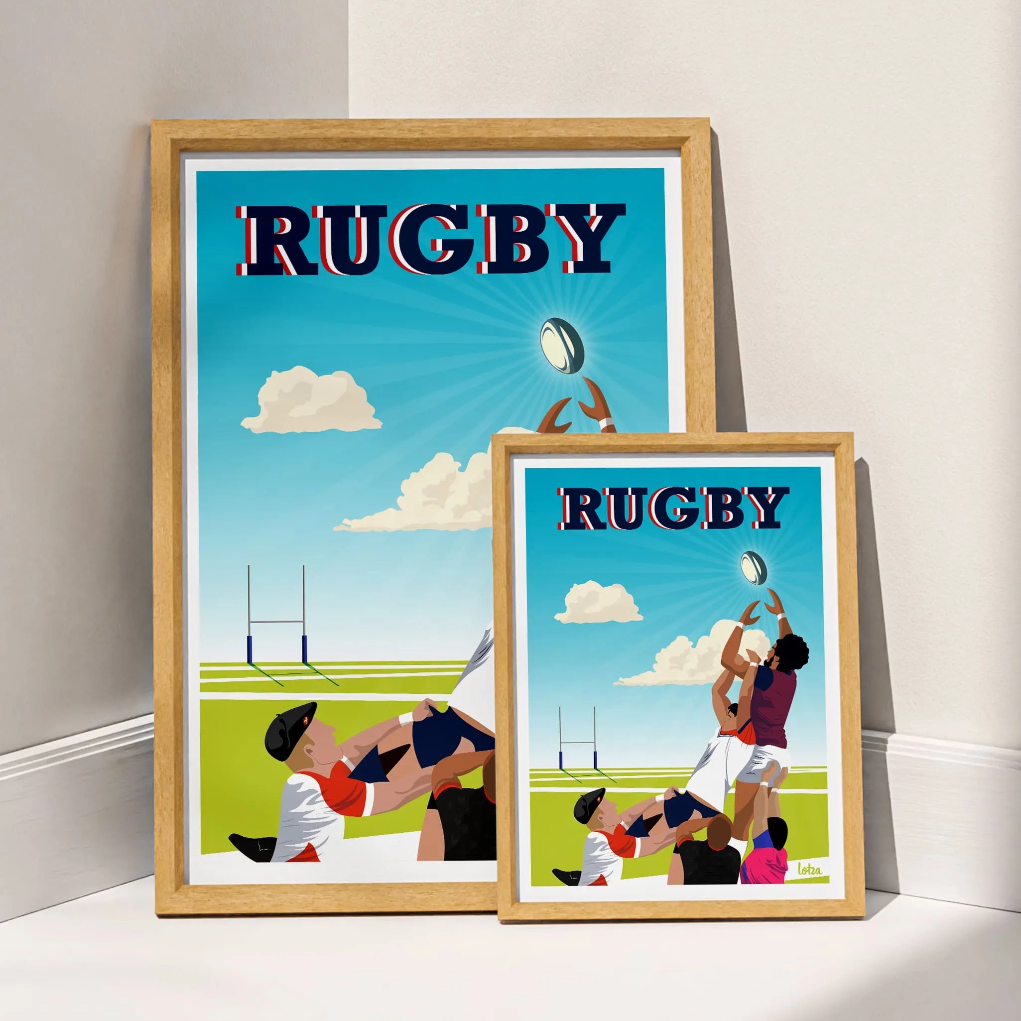 Affiche Rugby
