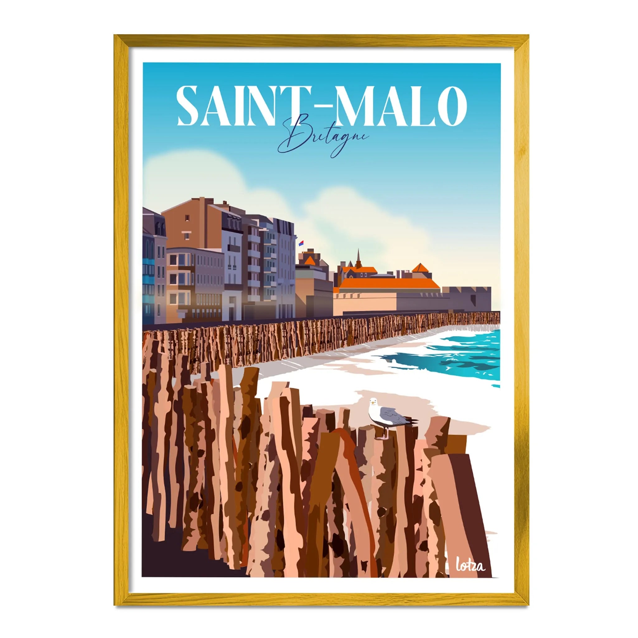 Affiche Saint-Malo