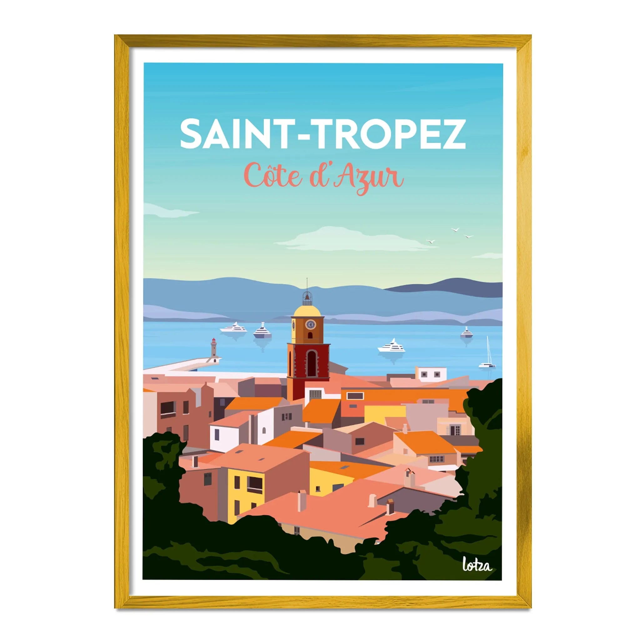 Affiche Saint-Tropez