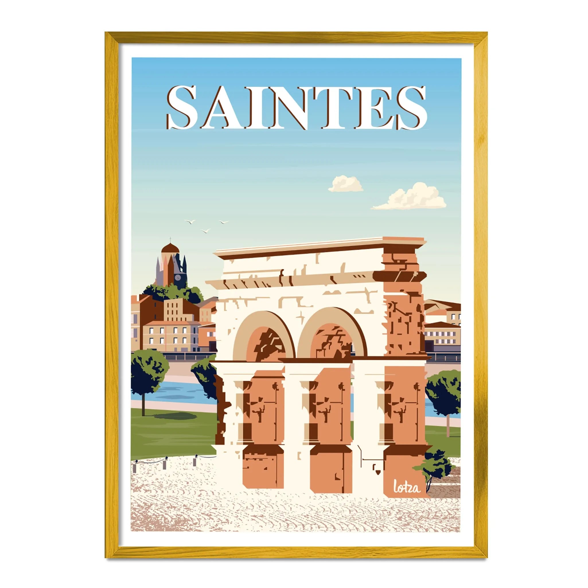 Affiche Saintes