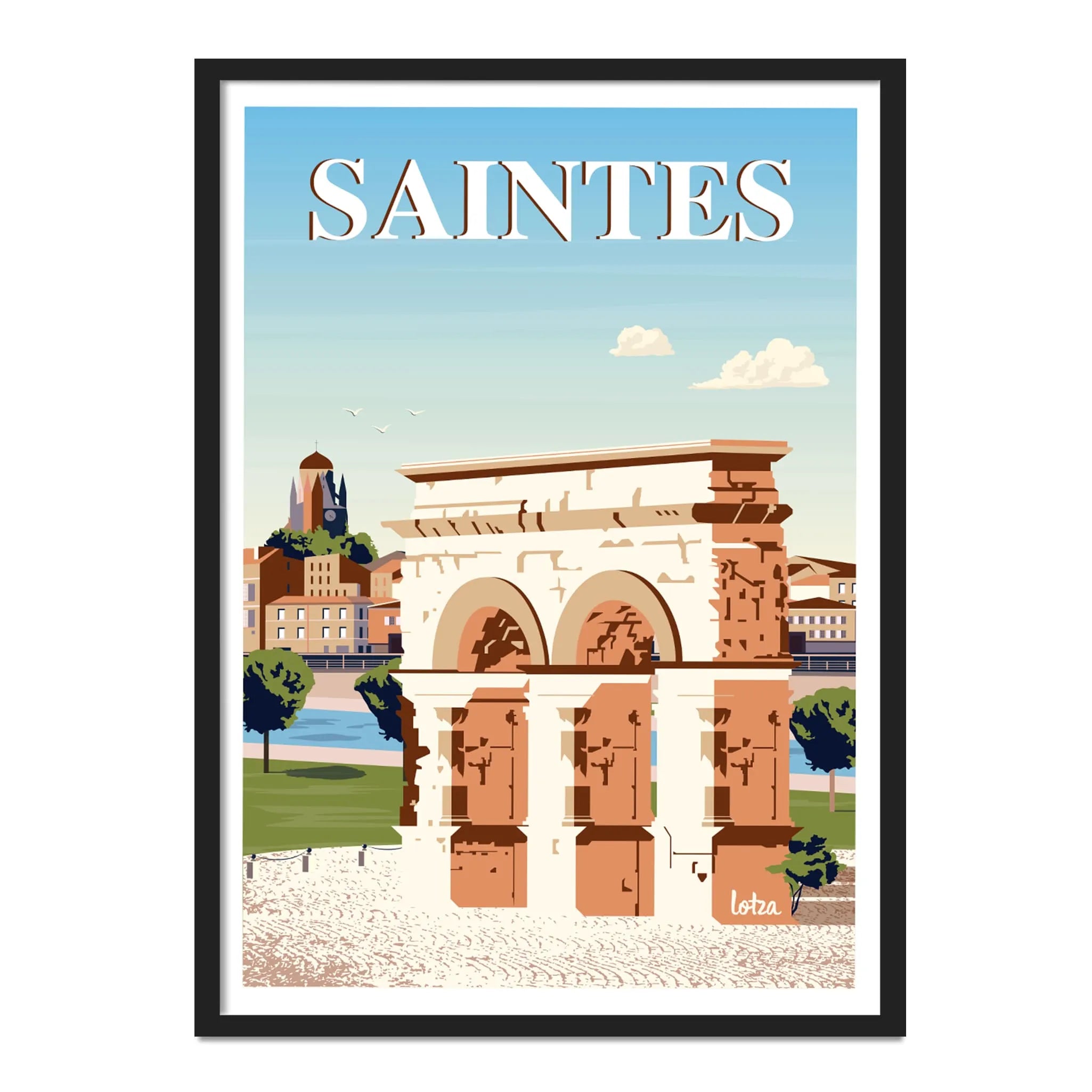 Affiche Saintes