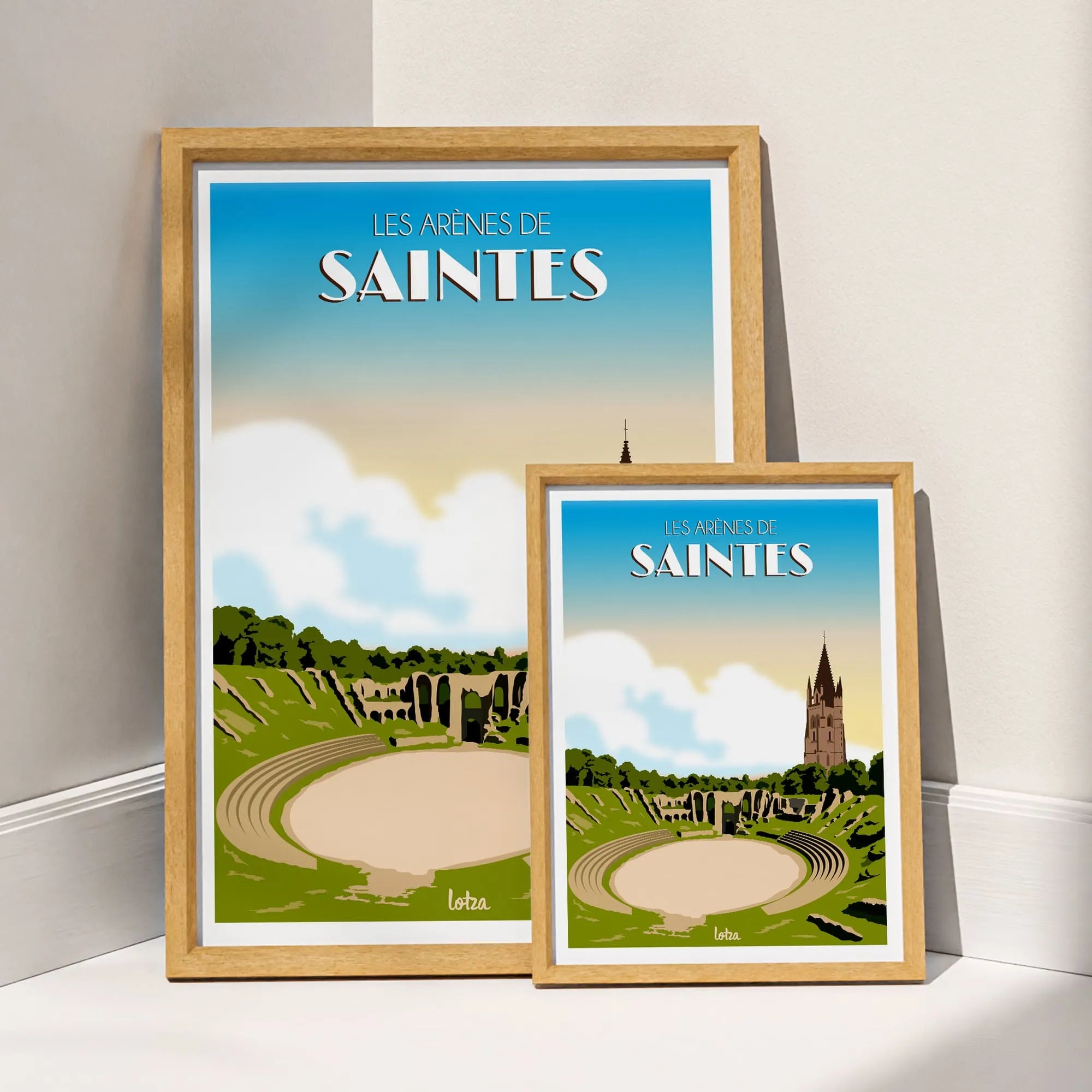 Affiche Saintes - Arènes