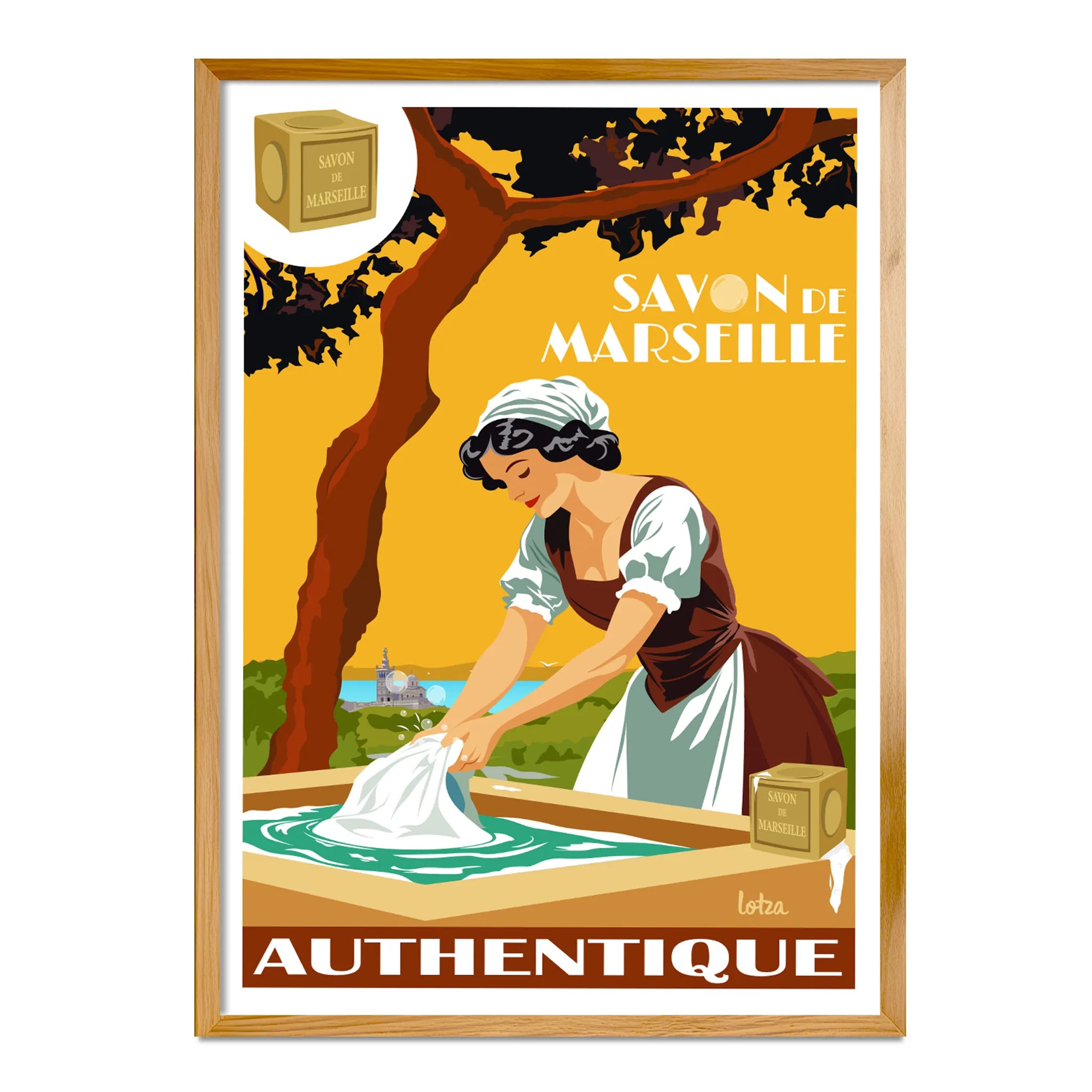 Affiche Savon de Marseille