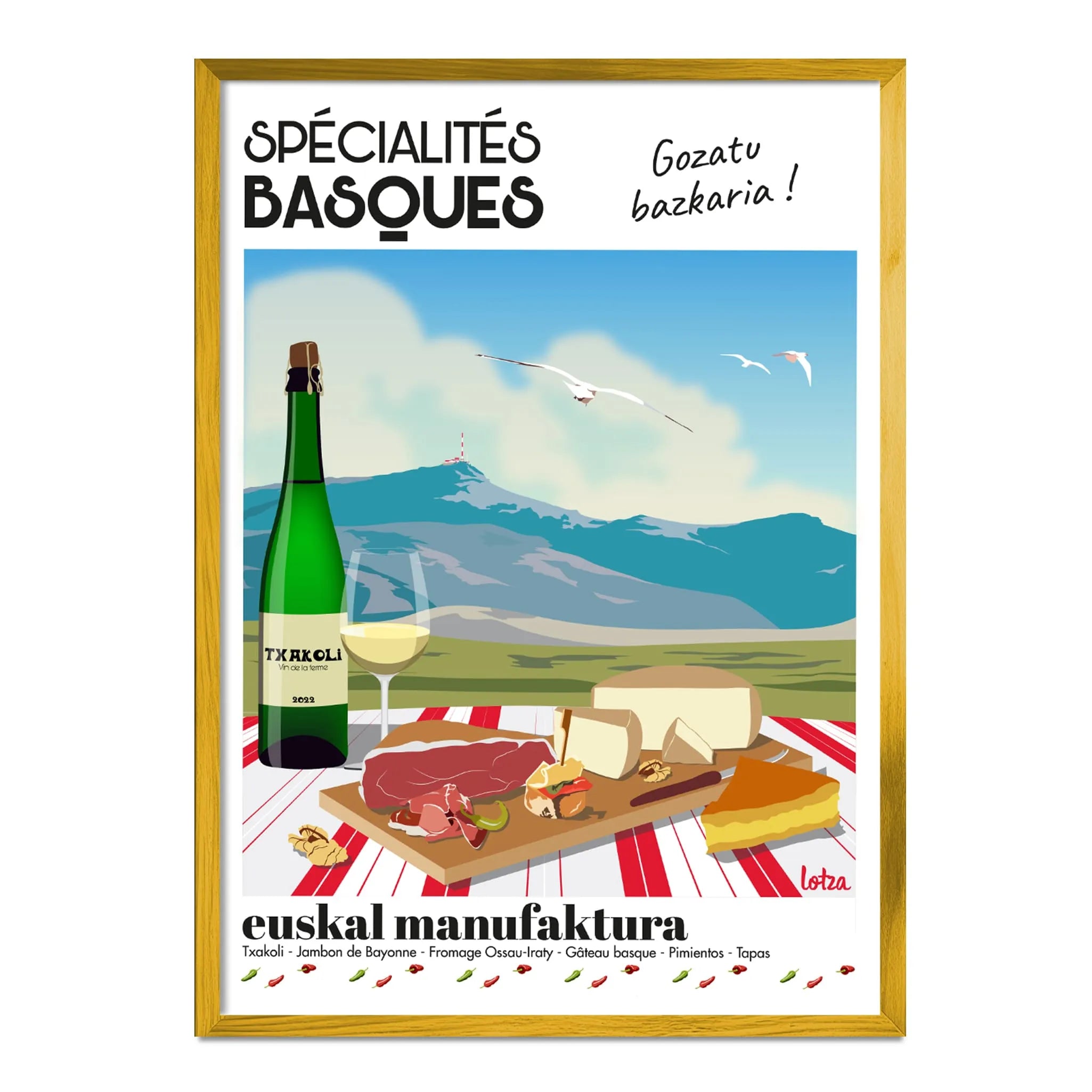 Affiche Spécialités Basques