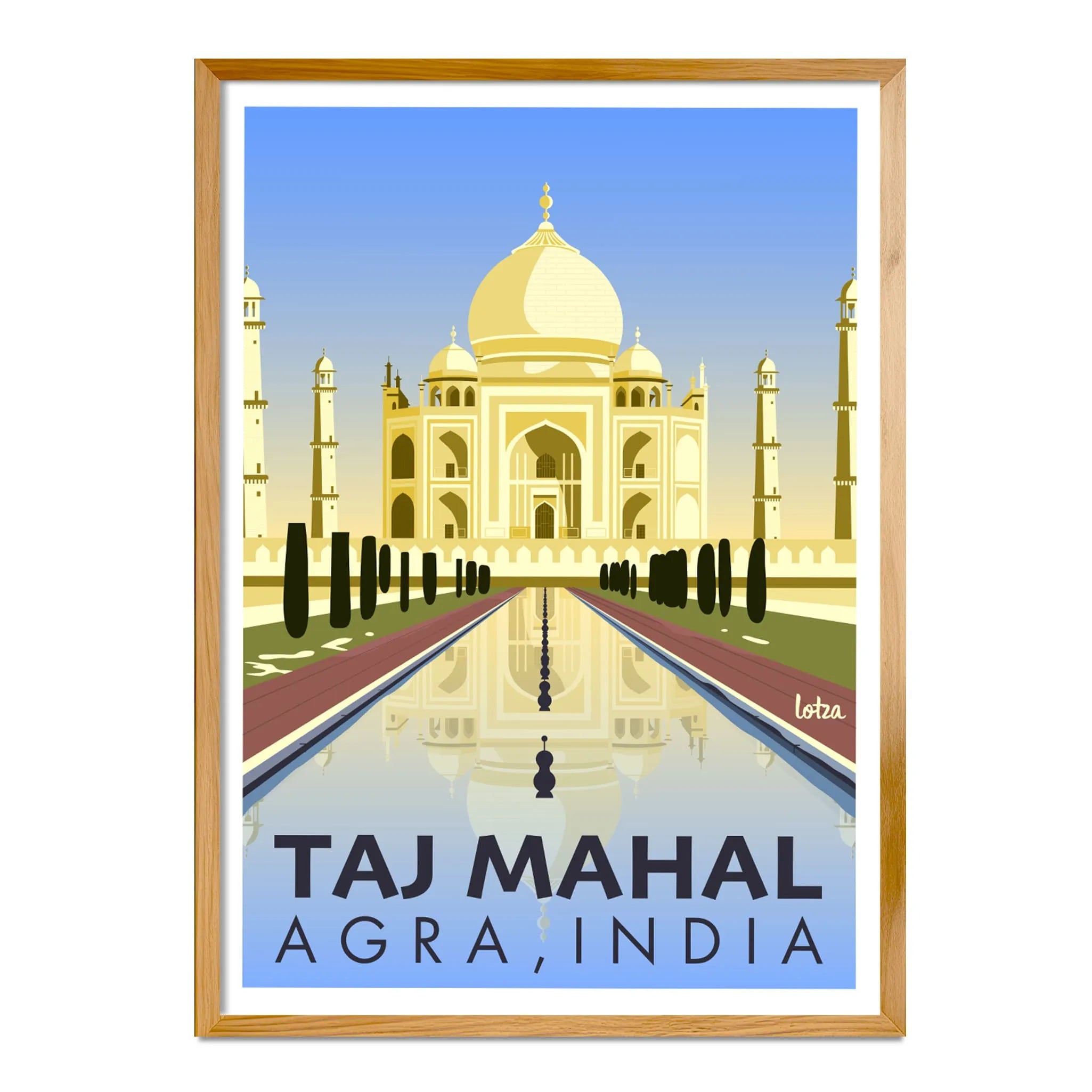 Taj Mahal poster 