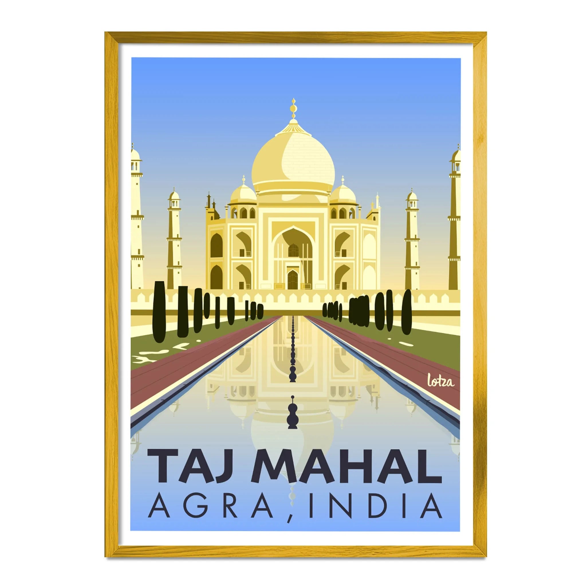 Affiche Taj Mahal