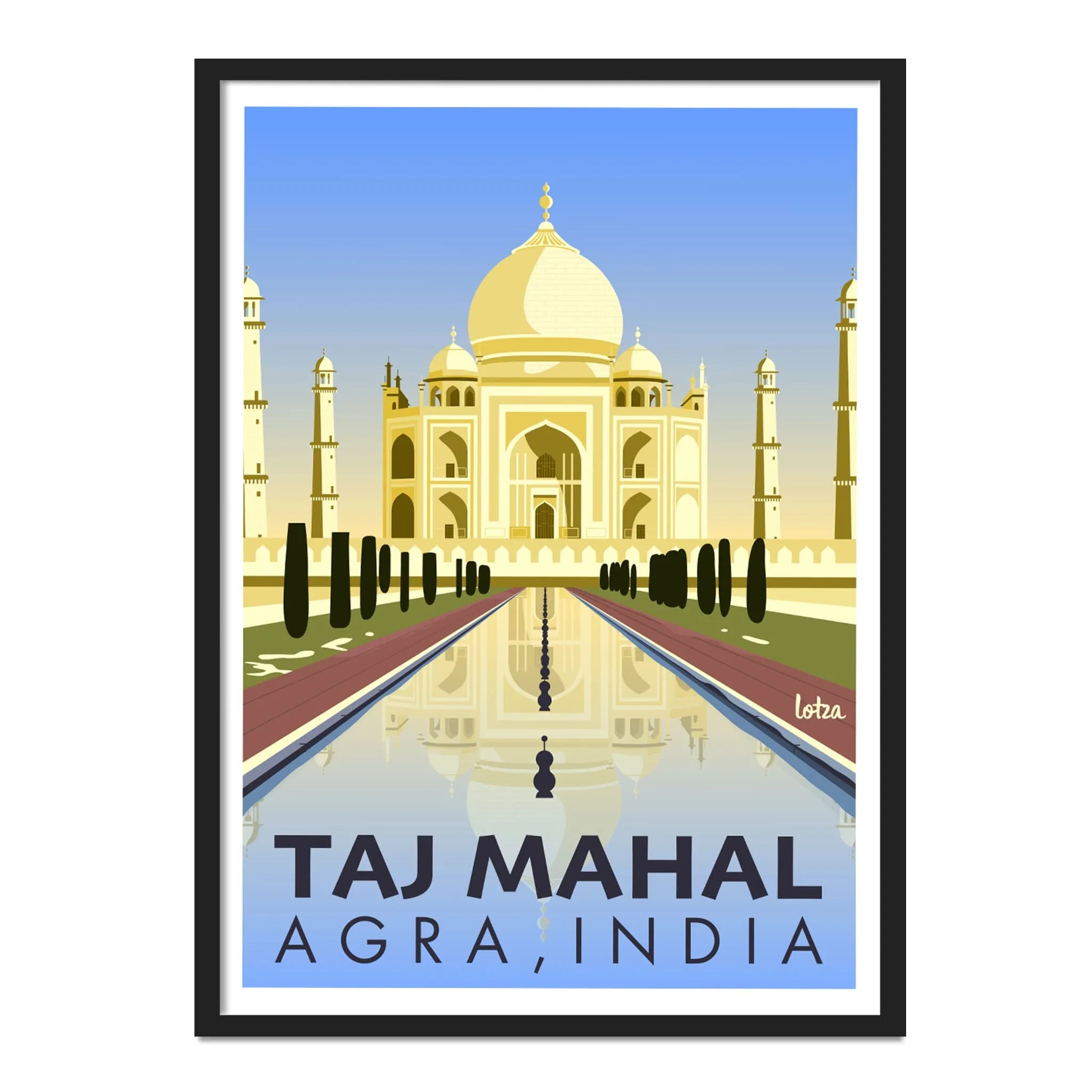 Taj Mahal poster 