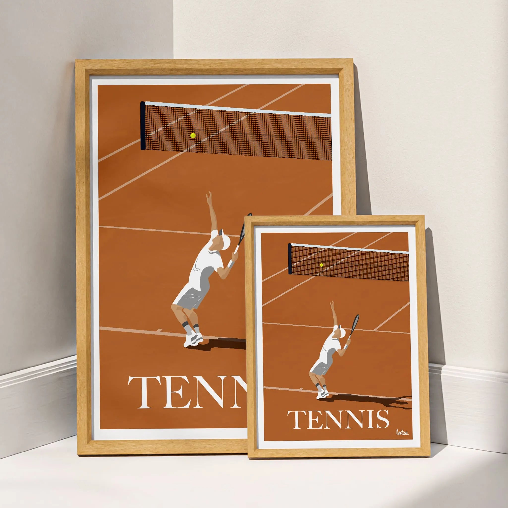 Affiche Tennis (Terre Battue)