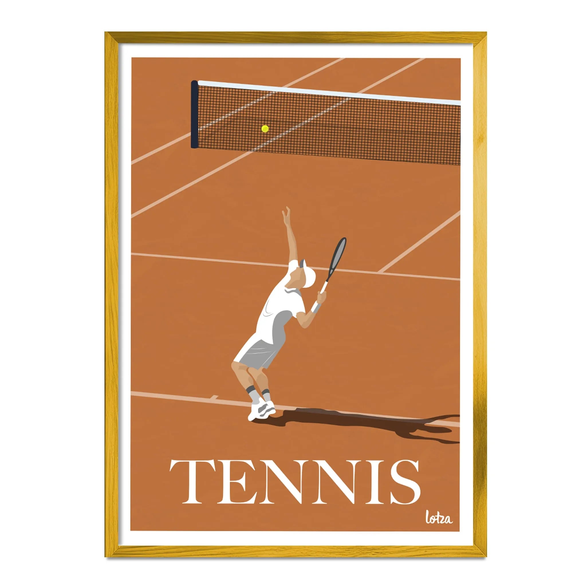 Affiche Tennis (Terre Battue)