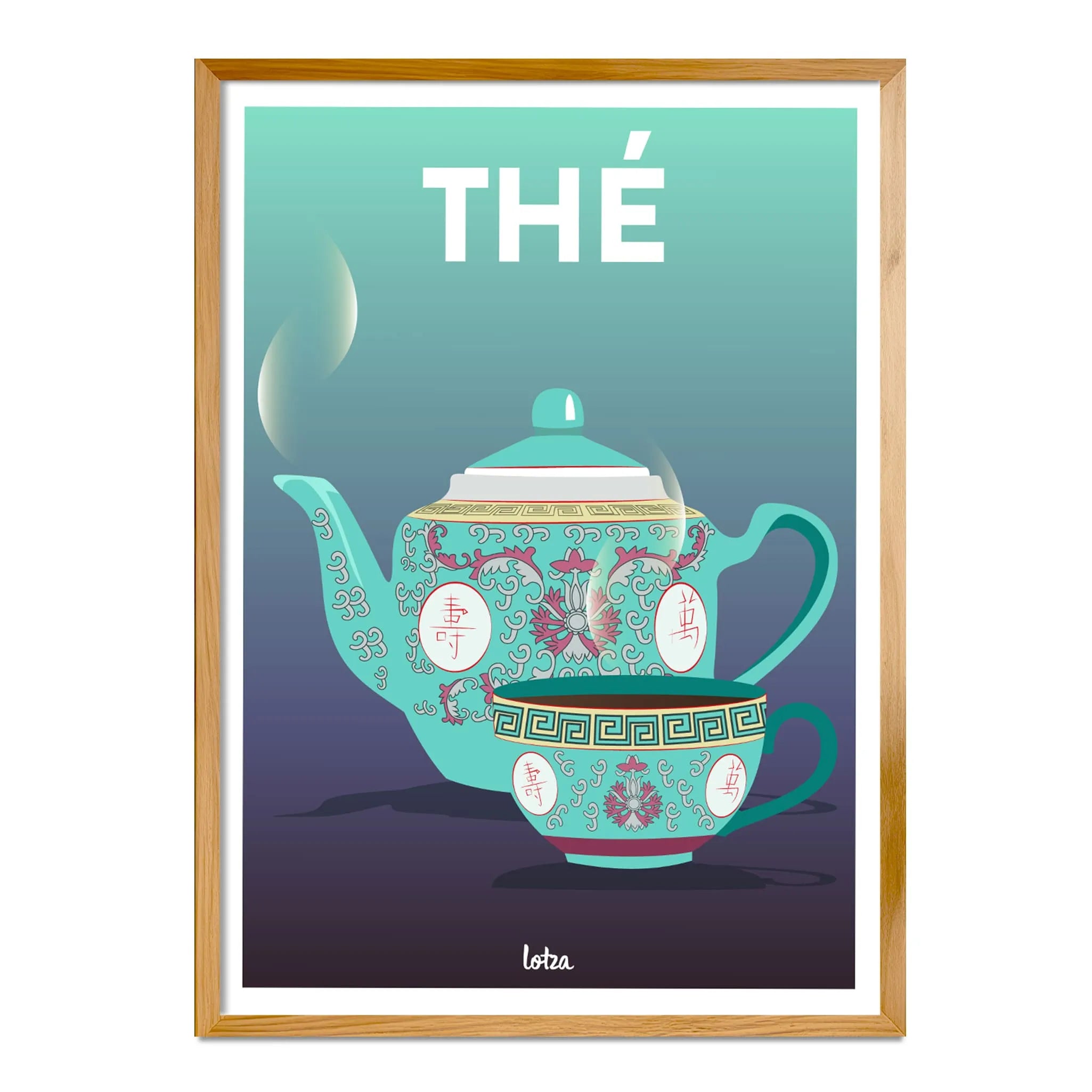 Affiche Thé