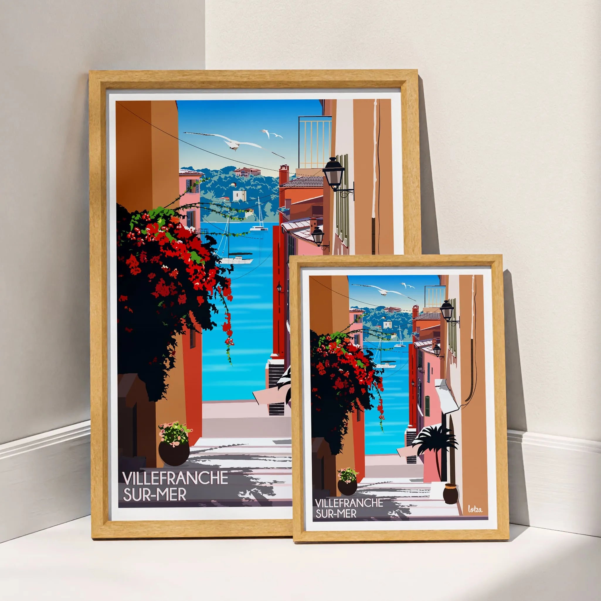 Affiche Villefranche-sur-Mer