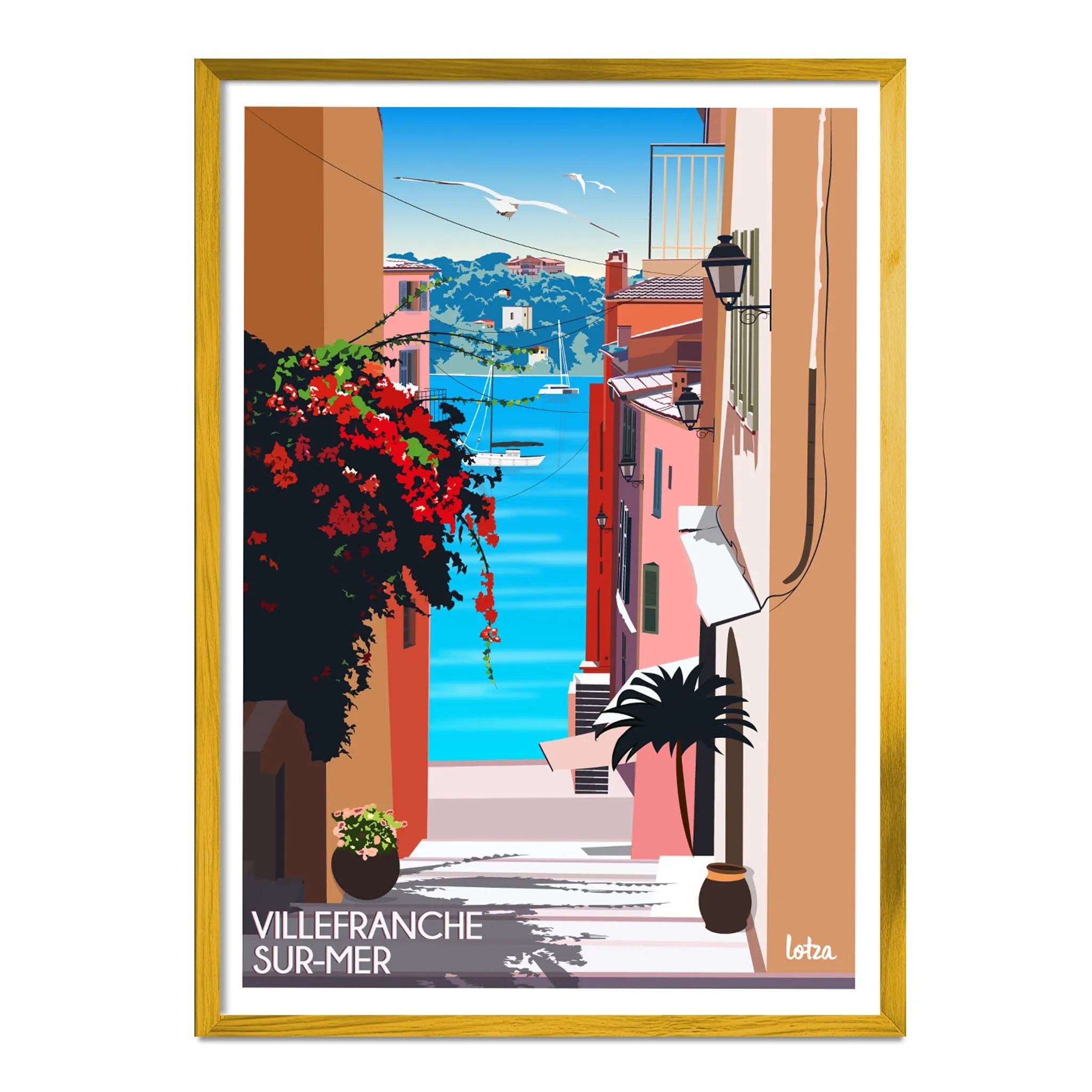 Affiche Villefranche-sur-Mer