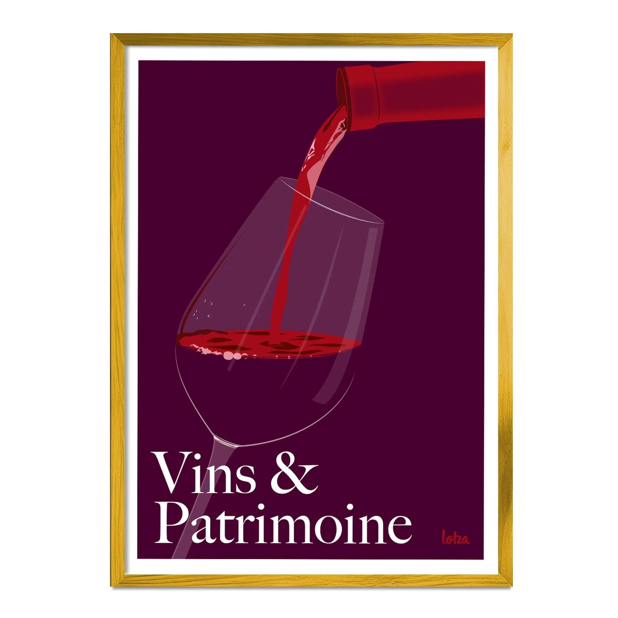 Affiche Vins & Patrimoine