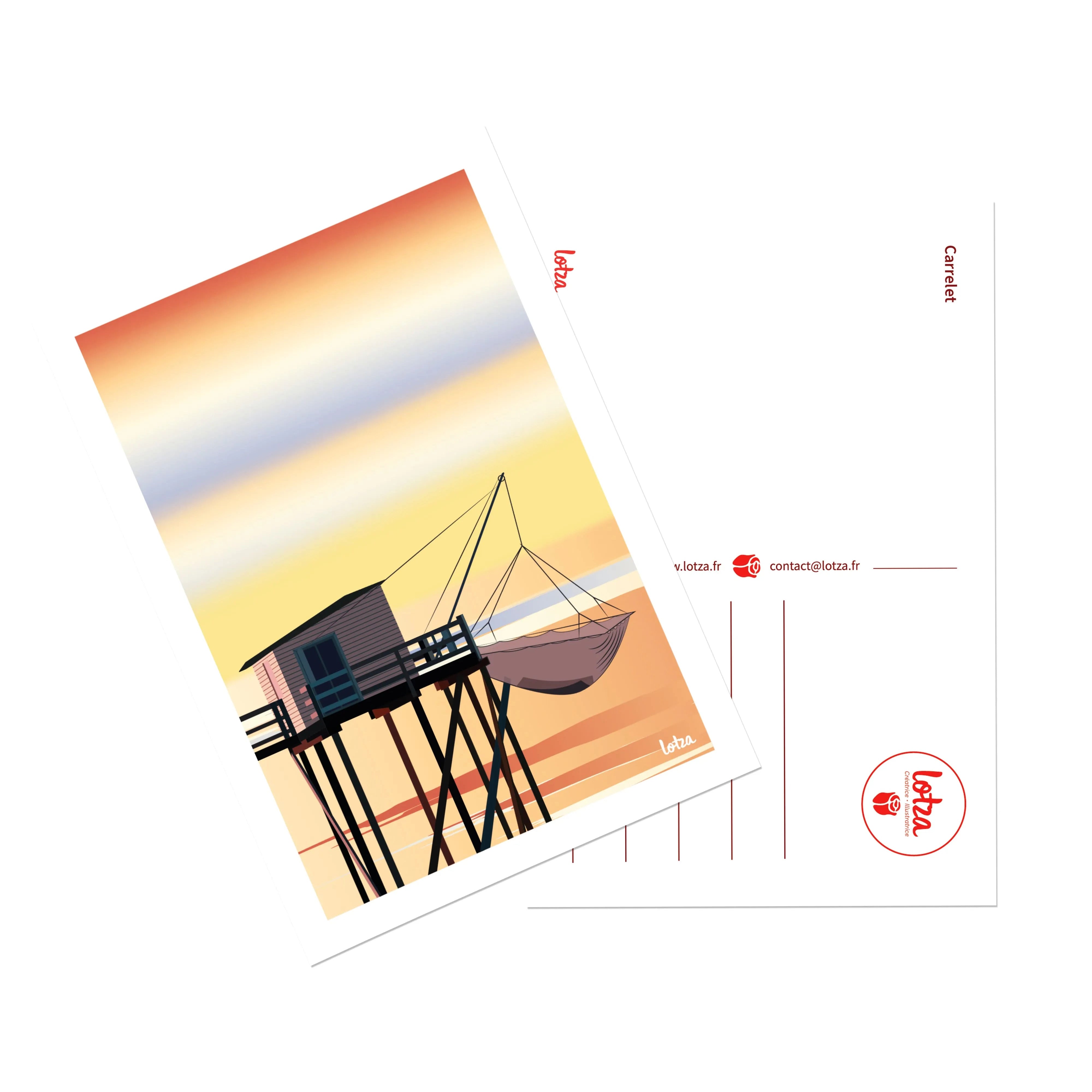 Carte Postale Carrelet