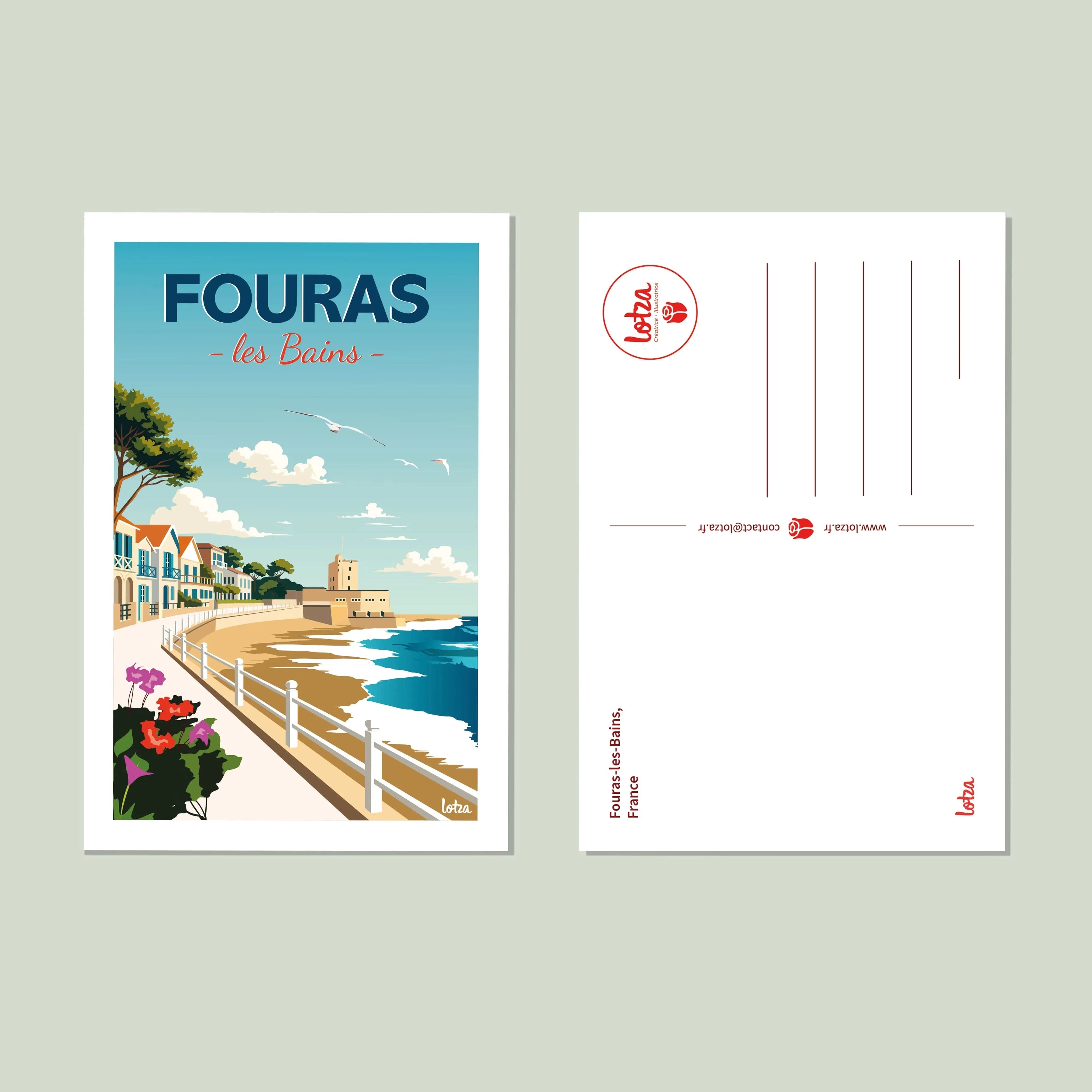 Carte Postale Fouras-les-Bains