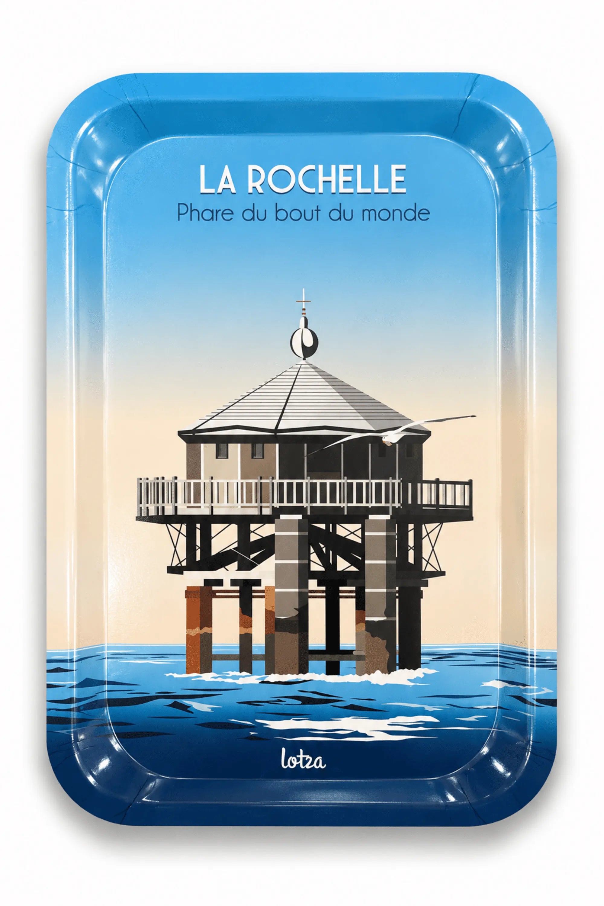 Plateau 28x18cm La Rochelle - Phare du Bout du Monde