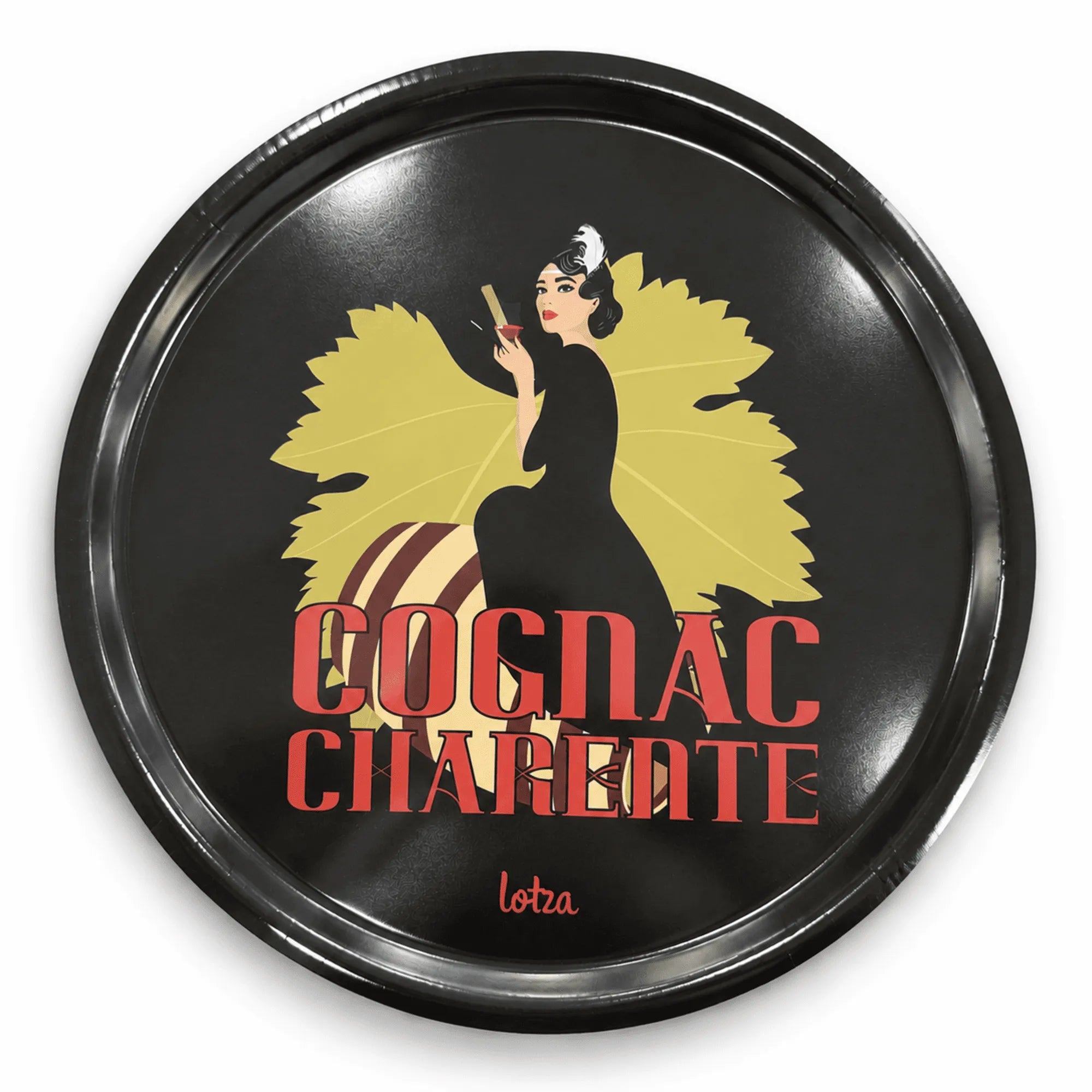 Plateau rond 42cm Cognac Charente