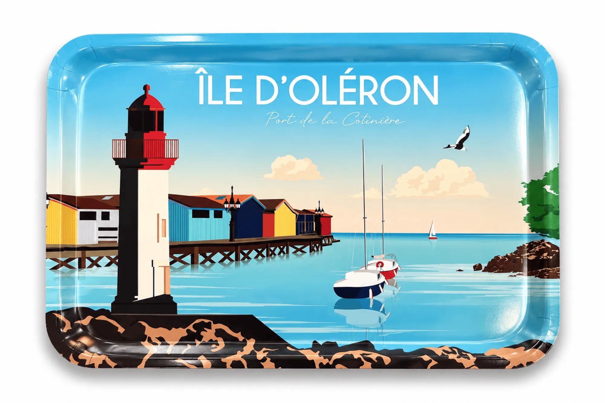 Plateau 38x27cm Île d'Oléron