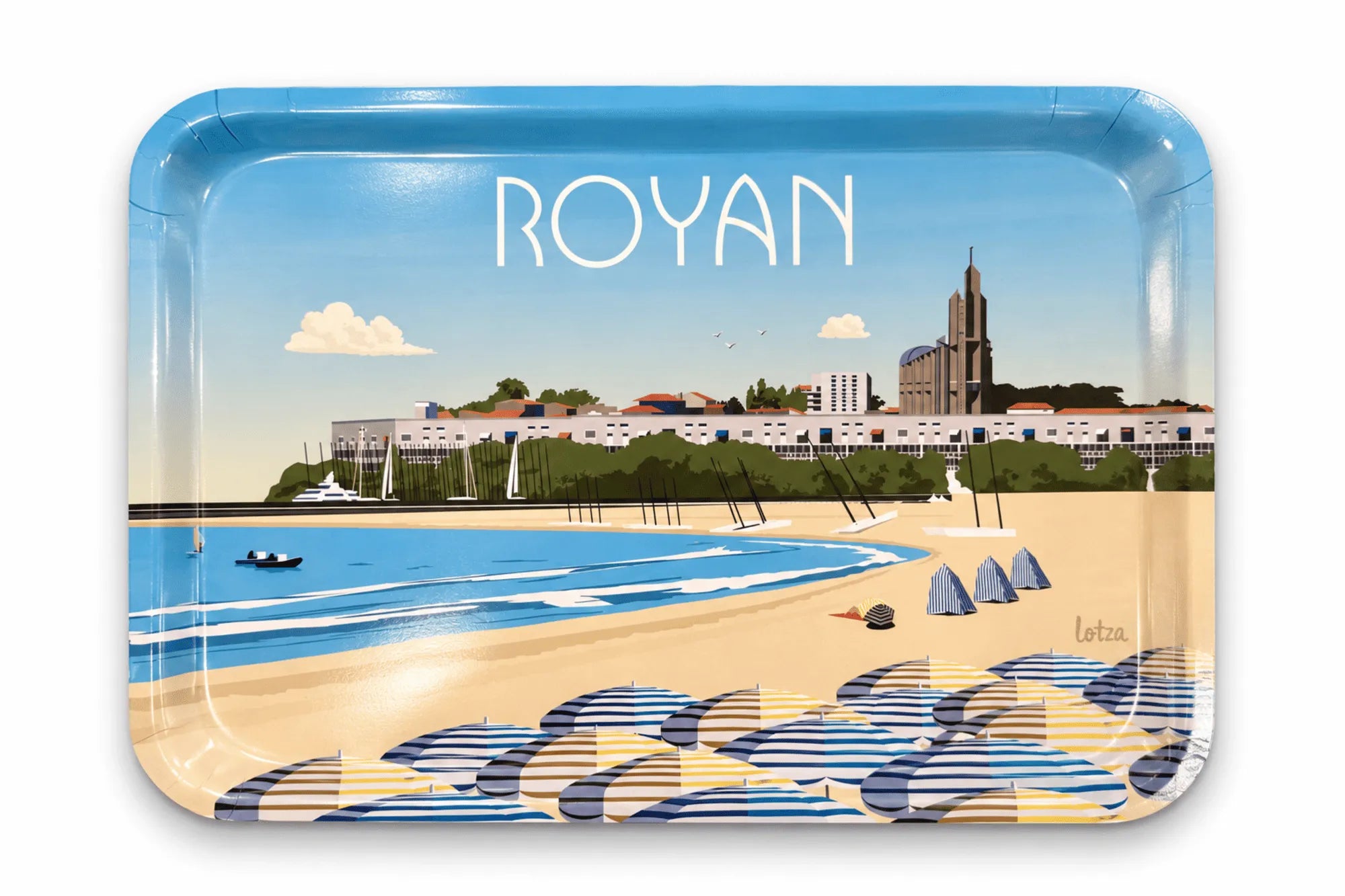 Plateau 38x27cm Royan